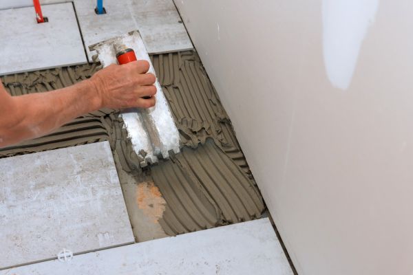 Bathroom Floor Renovation in Westerville