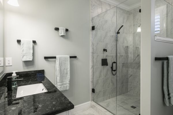 Granite Shower Installation in Westerville